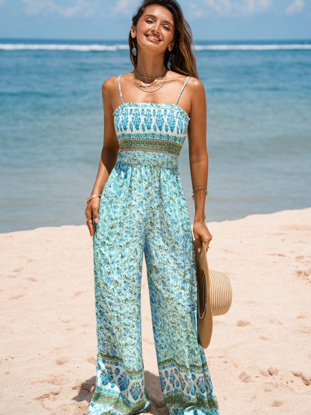 Daisy Hour Floral Jumpsuit